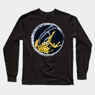 Artwork of a Poison Dart Frog X Long Sleeve T-Shirt